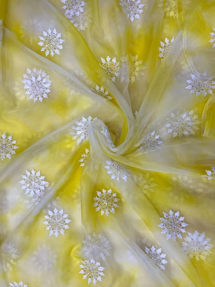 Nylon Organza fabric, dyed — view 1